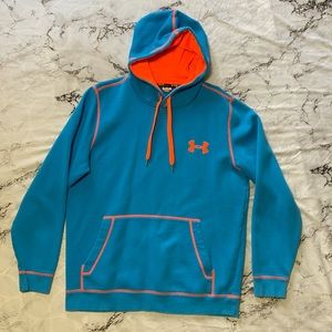Under Armour blue and orange sweatshirt